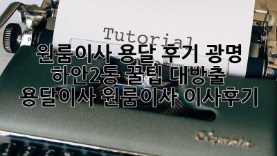 📦 원룸이사 용달 후기: 광명 하안2동, 꿀팁 대방출! #용달이사 #원룸이사 #이사후기