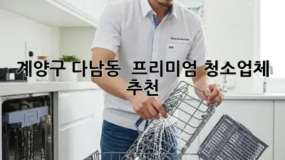 계양구 다남동 💎 프리미엄 청소업체 추천! ✨